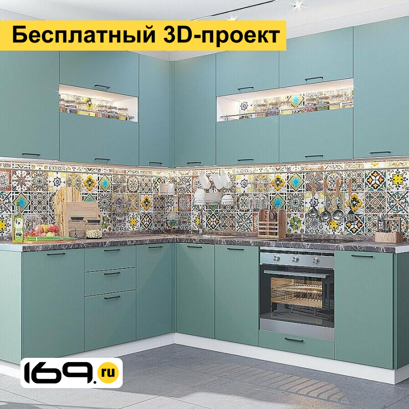 Модульная кухня Флэт Grey-green In 2S/2390/1700
Модульная кухня Флэт Grey-green In 2S/2390/1700