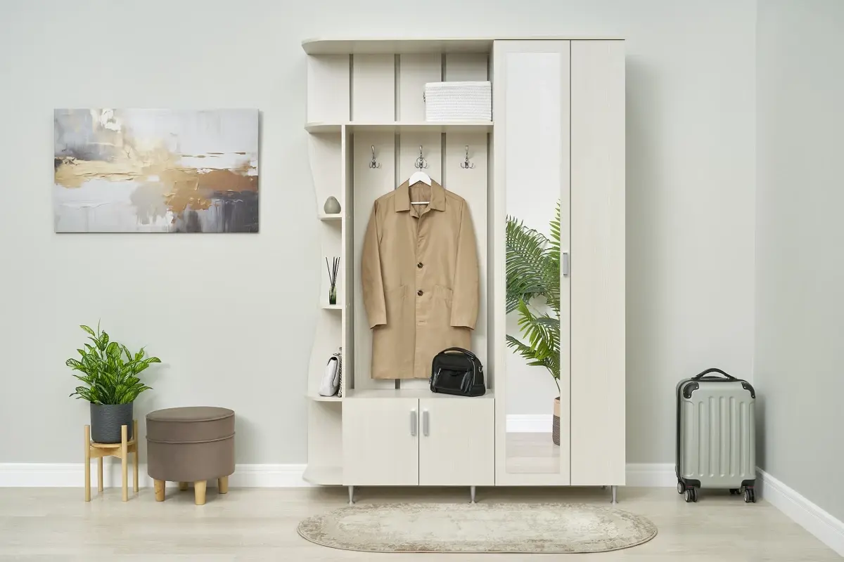 

Прихожая Лика № 1 1,5 м (Сандал светлый, Сандал светлый)