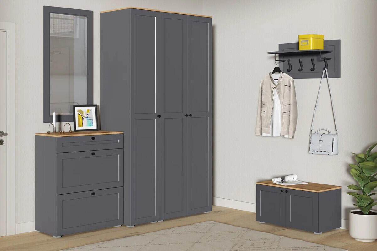 

Прихожая Остин 2 Серый Графит