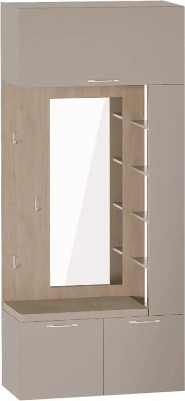 

Вешалка с зеркалом "Джерси" прихожая Вариант 1