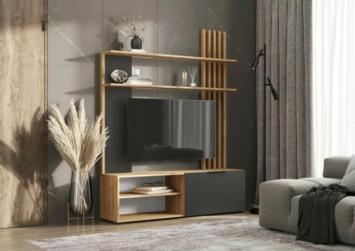 

Гостиная Роджина (Графит, Дуб Крафт (КРОМКА ДУБ СОНОМА))