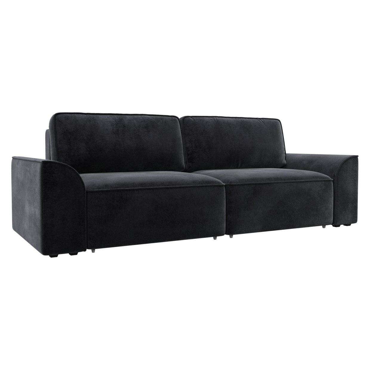 

Диван прямой Лига-048 НПБ Велюр TOWER 11 темно-серый