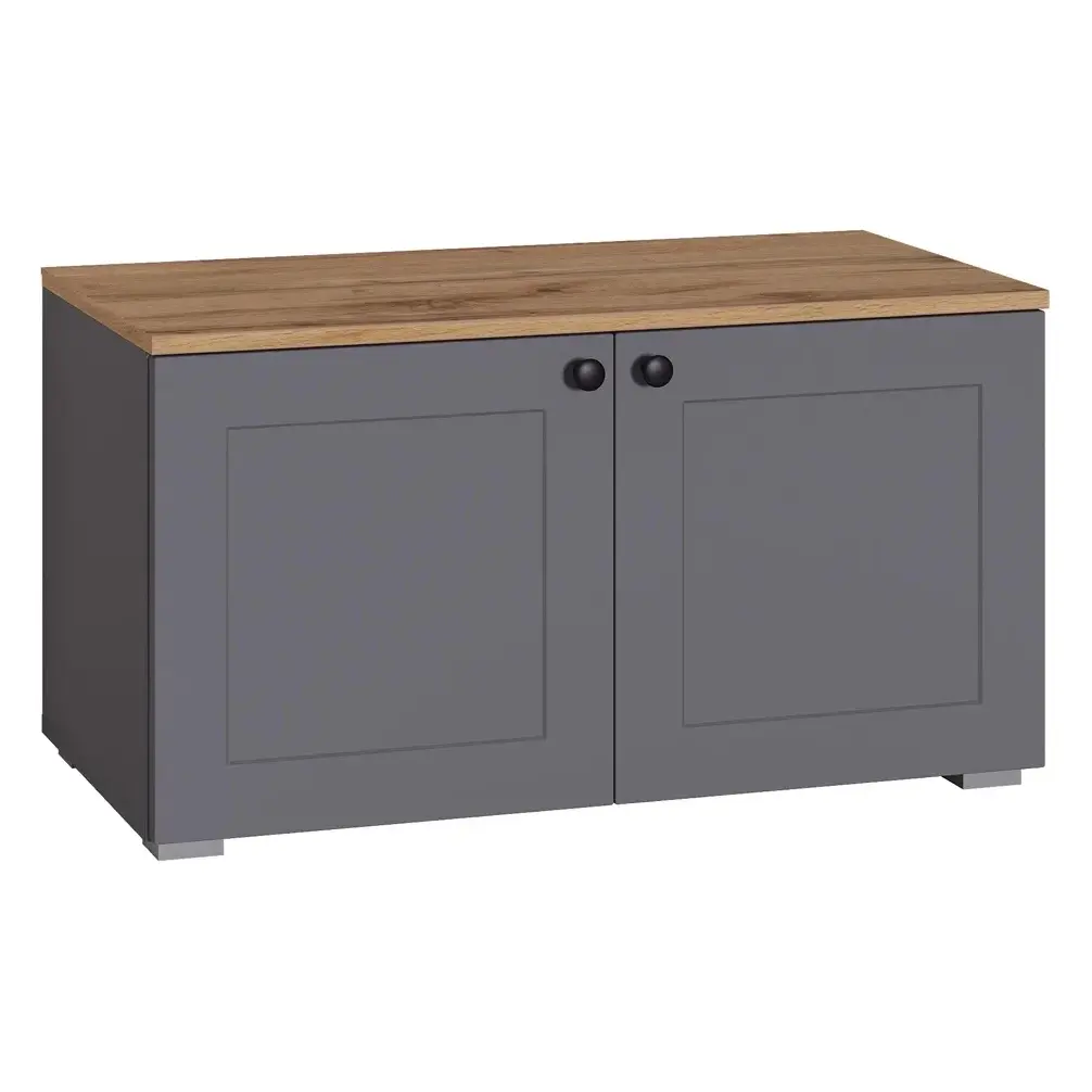 

Тумба Остин 13.257 Серый Графит Дуб вотан