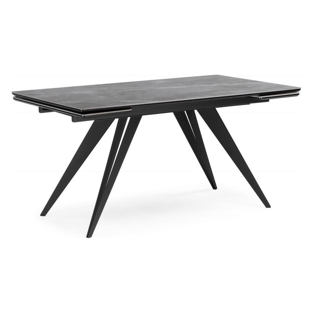 

Керамический стол Дарвин 140(200)х80 серый мрамор larka grey / черный