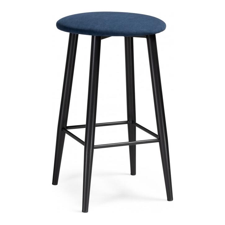 

Барный стул Гангток темно-синий / черный матовый