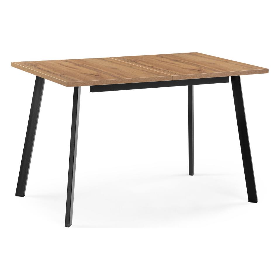 

Стол Колон Лофт 120(160)х75х75 дуб вотан/черный матовый