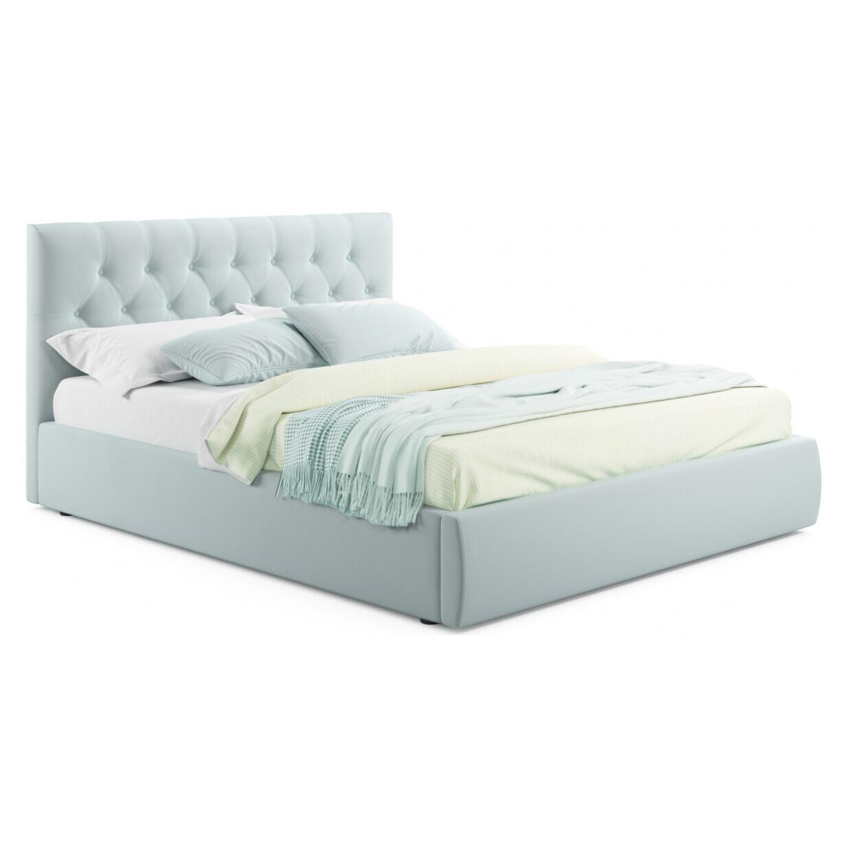 

Мягкая кровать Verona 1400 мята пастель с подъемным механизмом