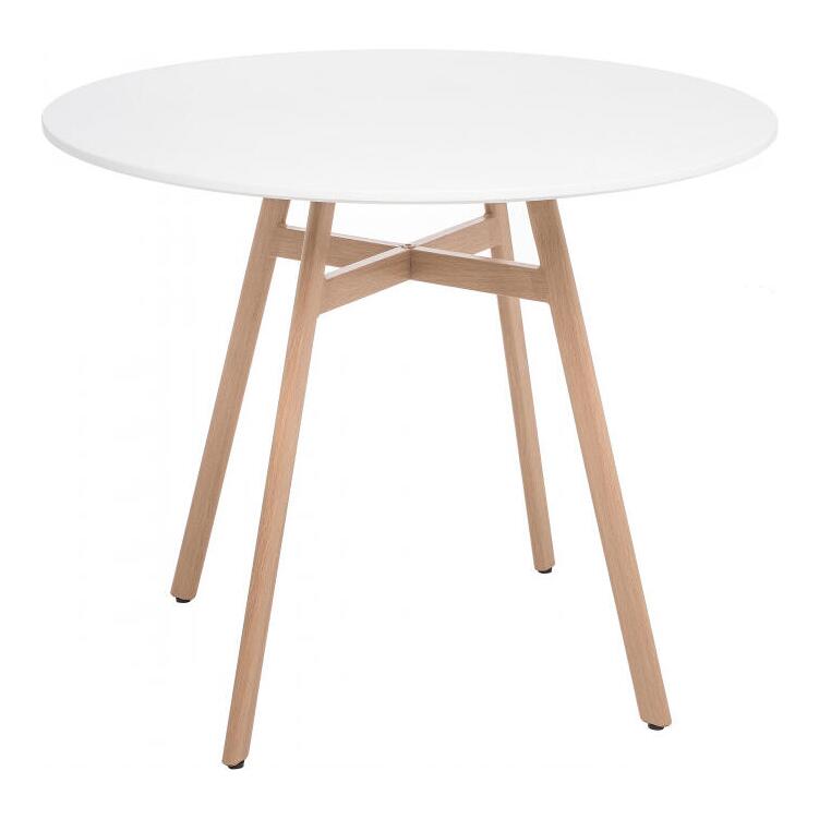 

Стол деревянный Skandi 90 белый