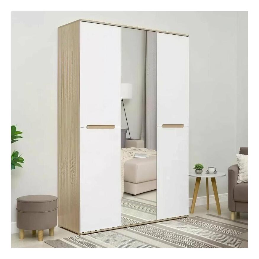 

С/Г Ким Шкаф 3-х ств. (Белый глянец холодный, сонома)