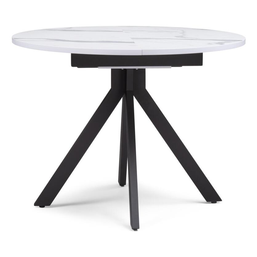 

Стол Бетина мрамор белый/черный