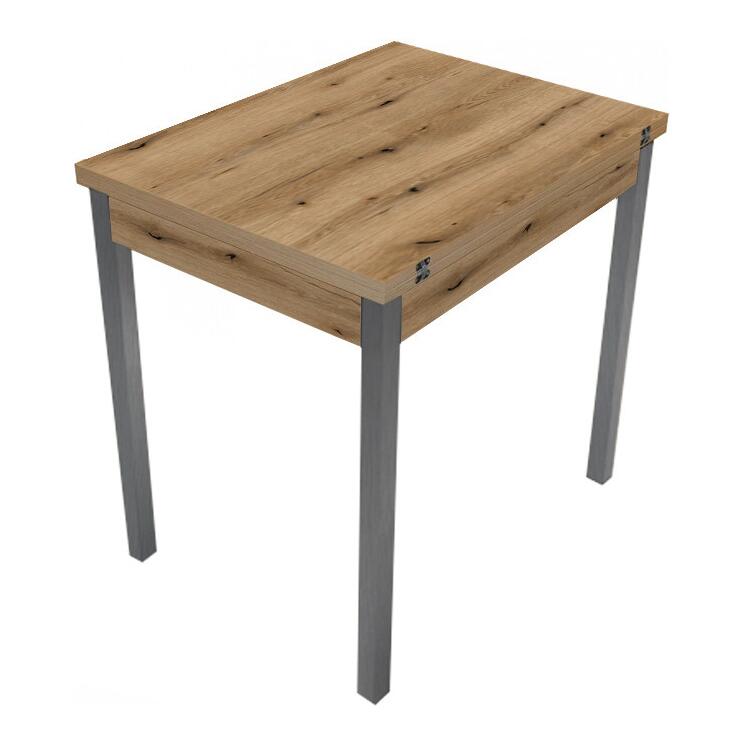 

Стол обеденный раскладной 790х590 Дуб крафт золотой