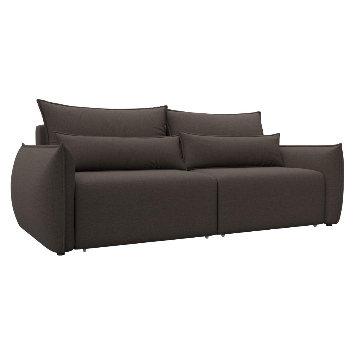 

Диван прямой Лига-051 НПБ Рогожка Амур 05 коричневый